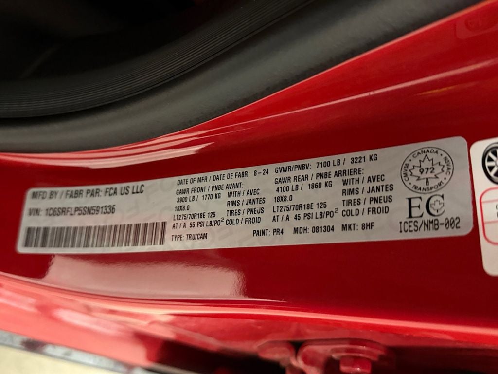 2025 RAM 1500 Rebel 3.0 Hurricane Twin Turbo