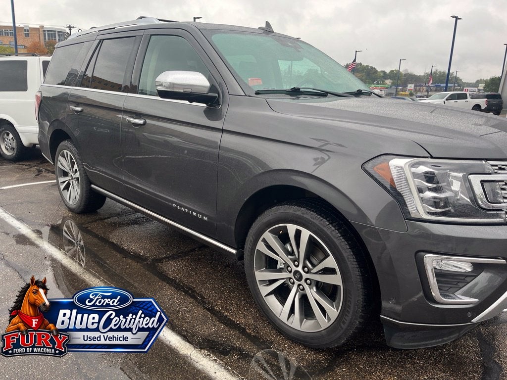 2020 Ford Expedition Platinum Blue Certified w/Heavy Duty Tow Pkg