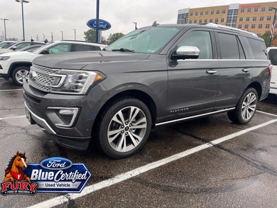 2020 Ford Expedition Platinum Blue Certified w/Heavy Duty Tow Pkg