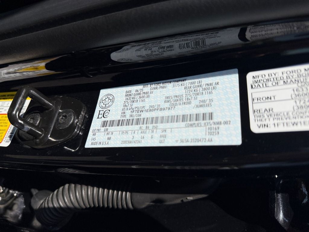 2023 Ford F-150 Tremor w/Twin Panel Moonroof