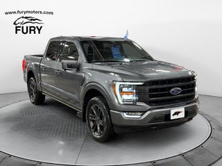 2022 Ford F-150 Lariat Blue Certified w/Sport &amp; Tow Pkgs