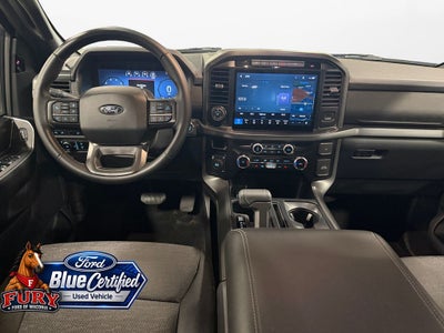 2024 Ford F-150 XLT Blue Certified w/Black Appearance