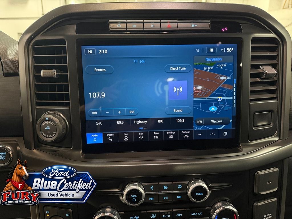 2024 Ford F-150 XLT Blue Certified w/Black Appearance
