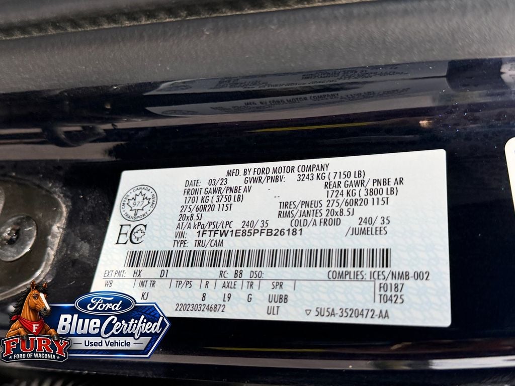 2023 Ford F-150 King Ranch Blue Certified
