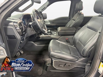 2023 Ford F-150 Lariat Blue Certified