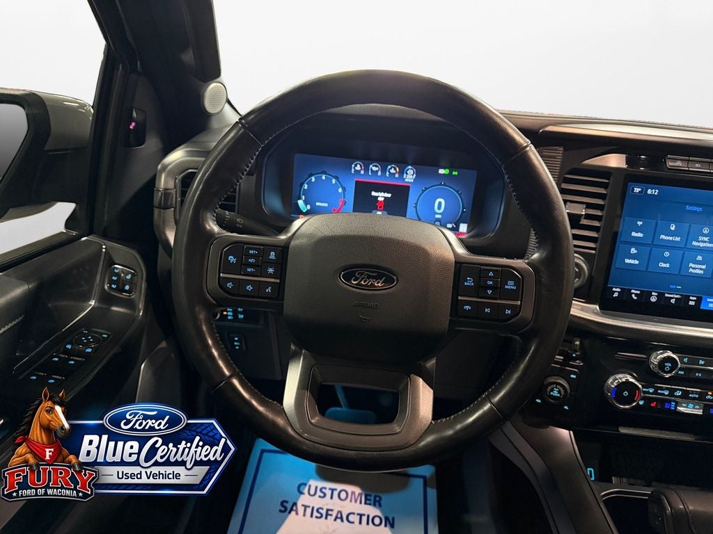 2024 Ford F-150 Lariat Blue Certified FX4 w/Black Appearance