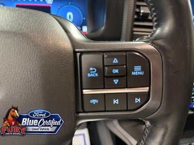 2024 Ford F-150 Lariat Blue Certified FX4 w/Black Appearance