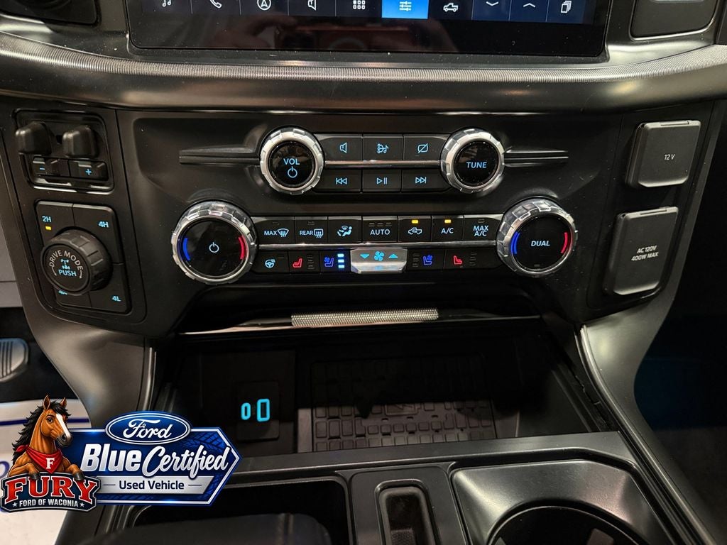 2024 Ford F-150 Lariat Blue Certified FX4 w/Black Appearance