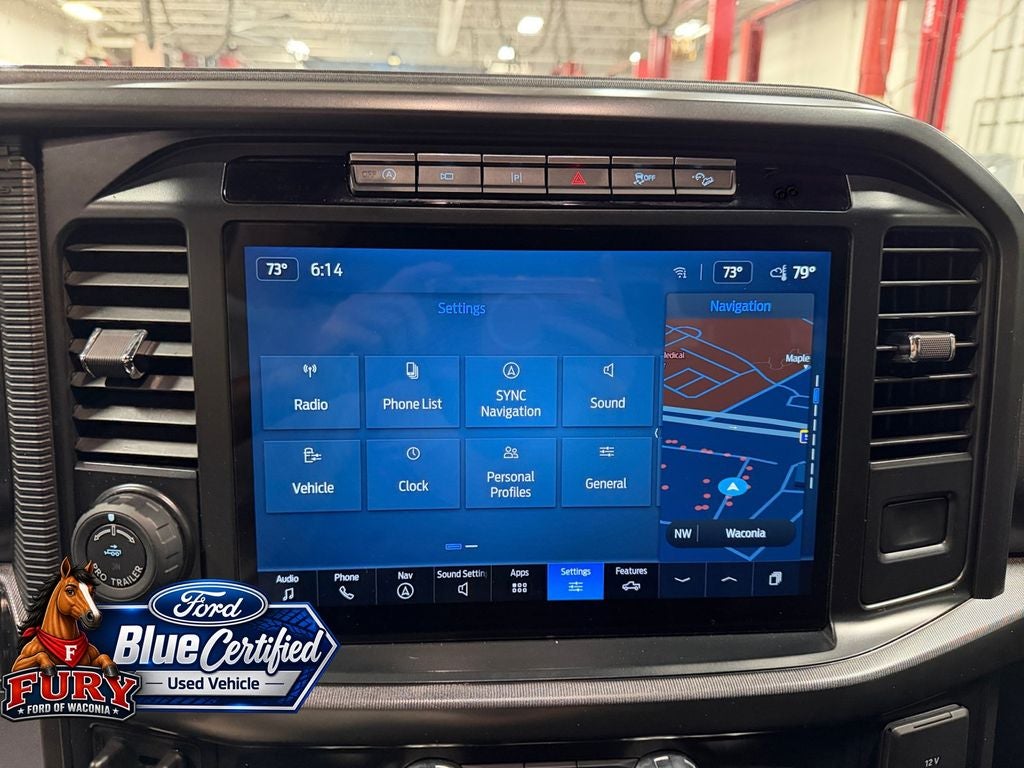 2024 Ford F-150 Lariat Blue Certified FX4 w/Black Appearance