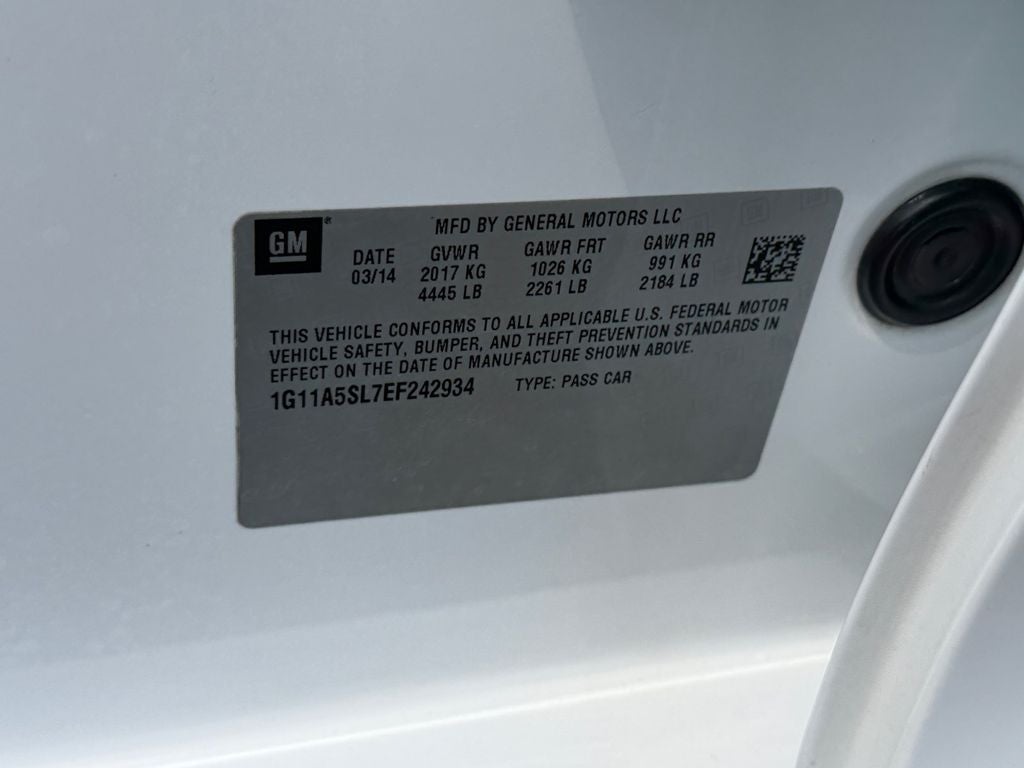 2014 Chevrolet Malibu LS 1FL