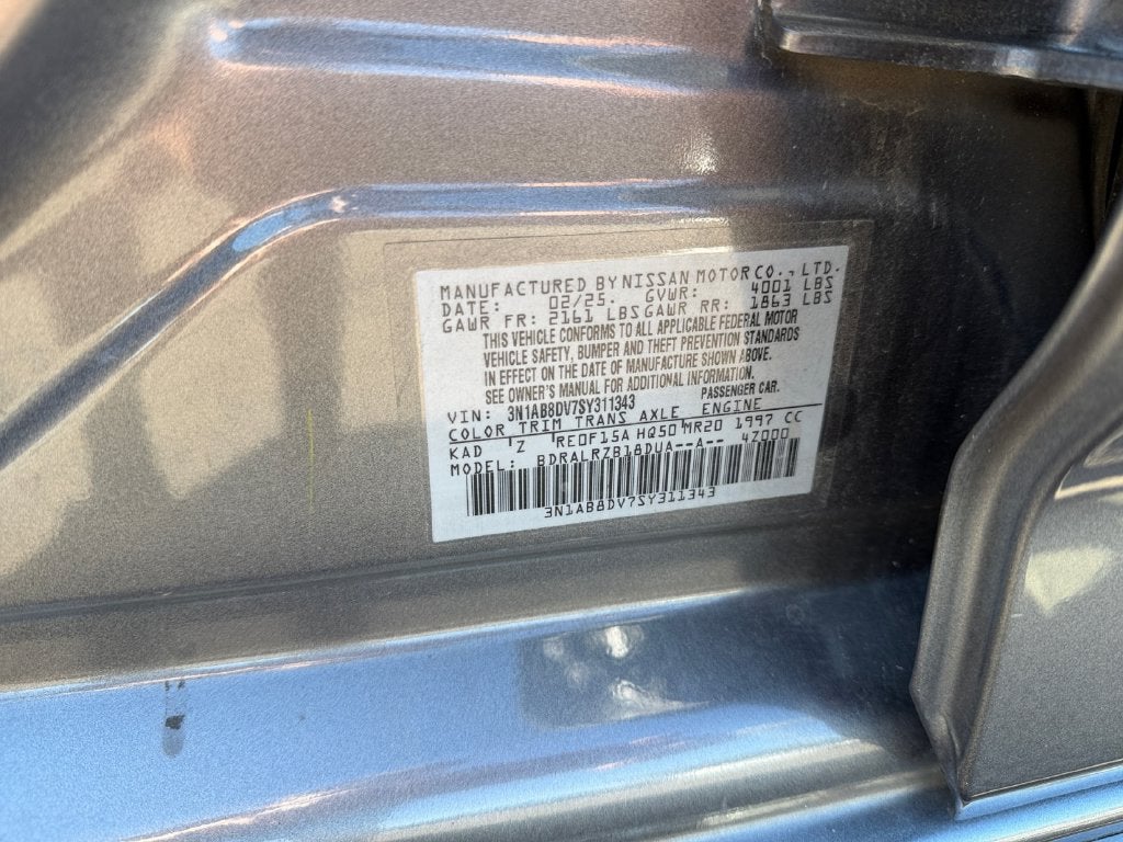 2025 Nissan Sentra SR