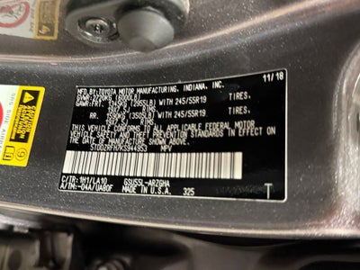 2019 Toyota Highlander Limited Platinum