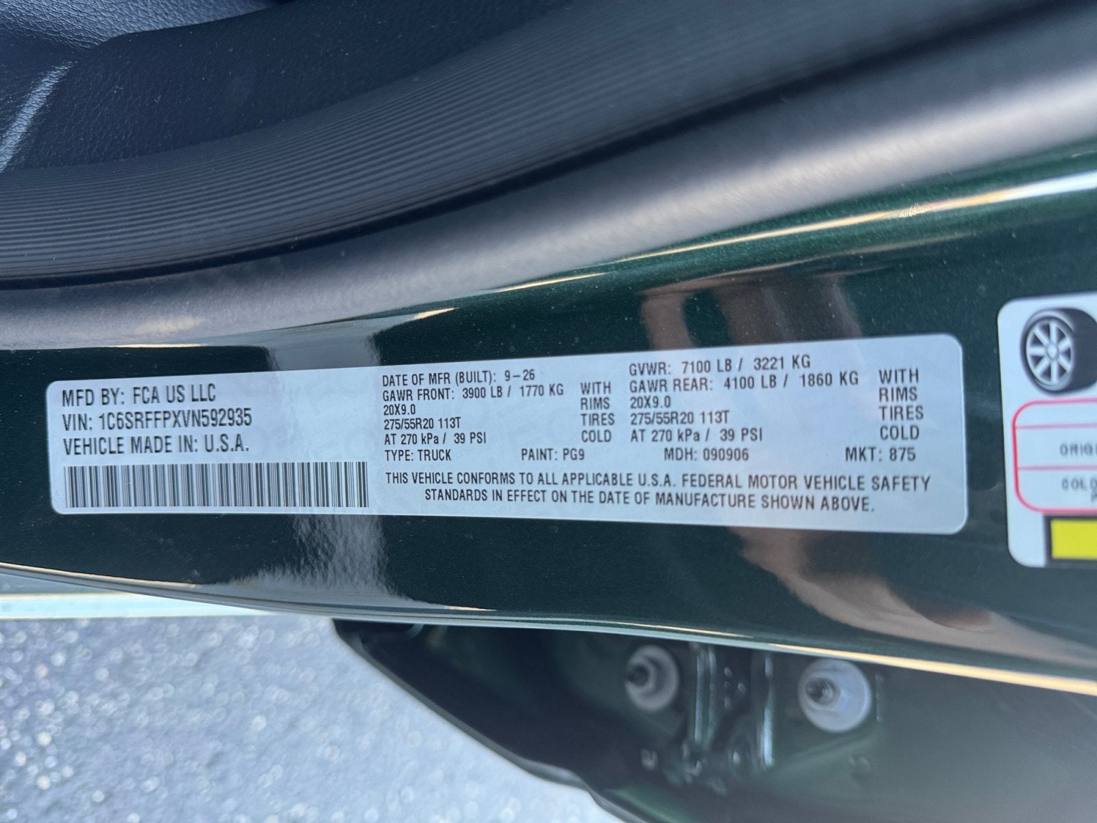 2027 RAM Ram 1500 RAM 1500 BIG HORN CREW CAB 4X4 5'7' BOX