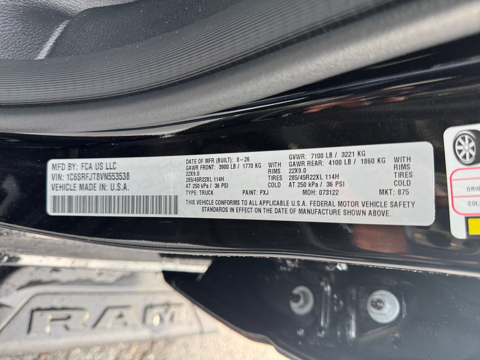 2027 RAM Ram 1500 RAM 1500 LARAMIE CREW CAB 4X4 5'7' BOX