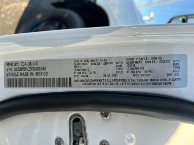 2027 RAM Ram 2500 RAM 2500 TRADESMAN CREW CAB 4X4 8' BOX