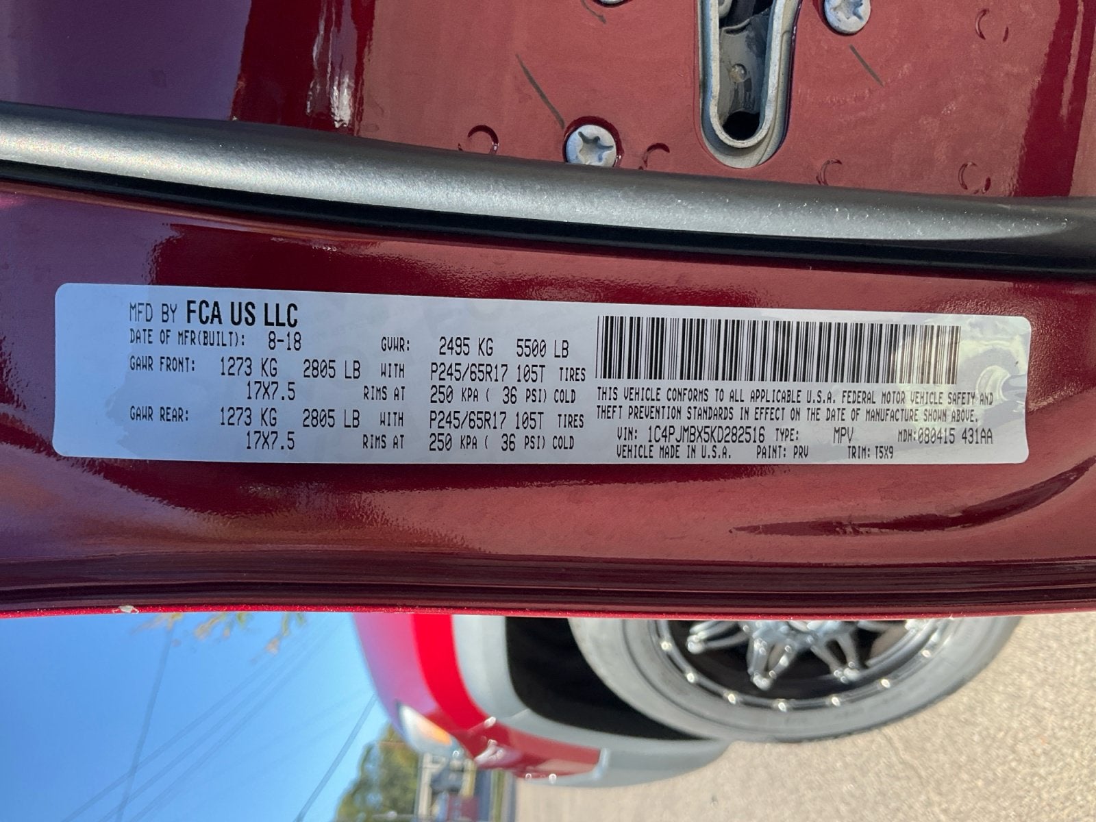 2019 Jeep Cherokee Trailhawk 4x4