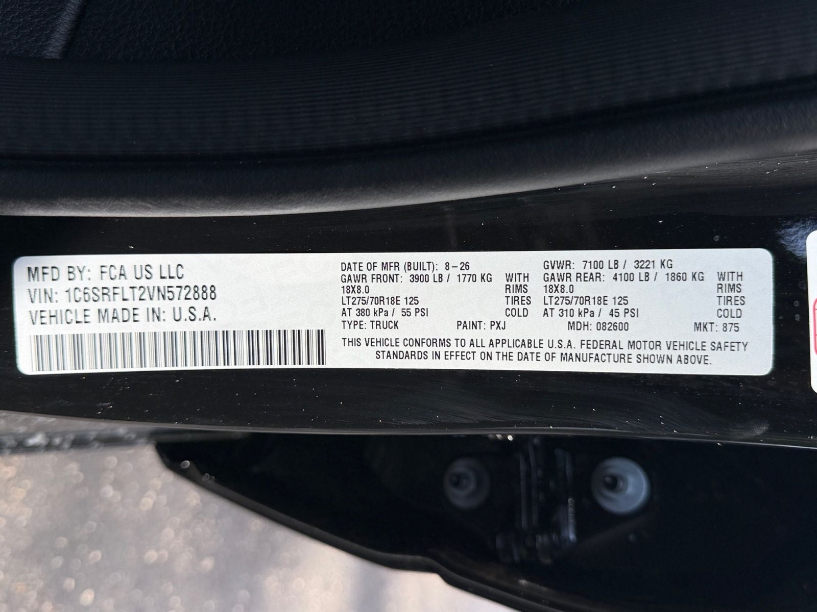 2027 RAM Ram 1500 RAM 1500 REBEL CREW CAB 4X4 5'7' BOX