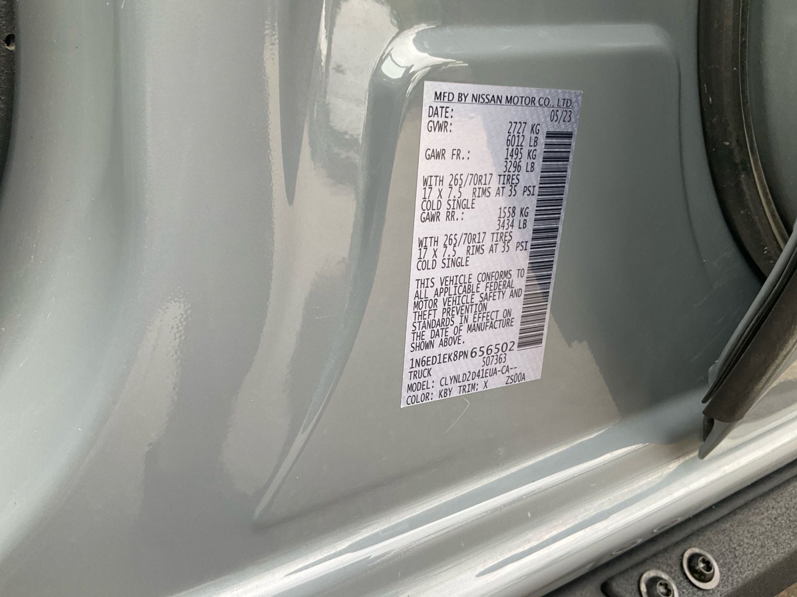 2023 Nissan Frontier PRO-4X