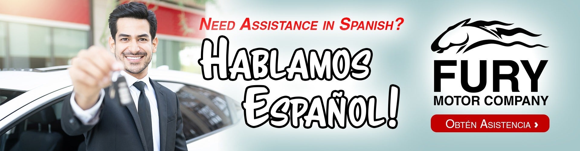 Need Assistance in Spanish? at Fury Motors St Paul CDJR in South Saint Paul MN